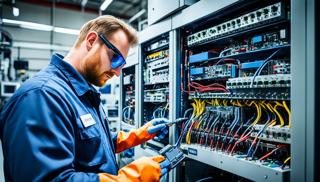 Arbeitsumfeld Elektroniker