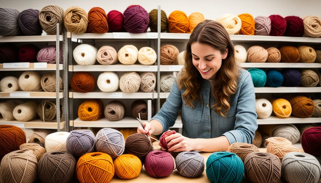 Materialkunde im Strickkurs