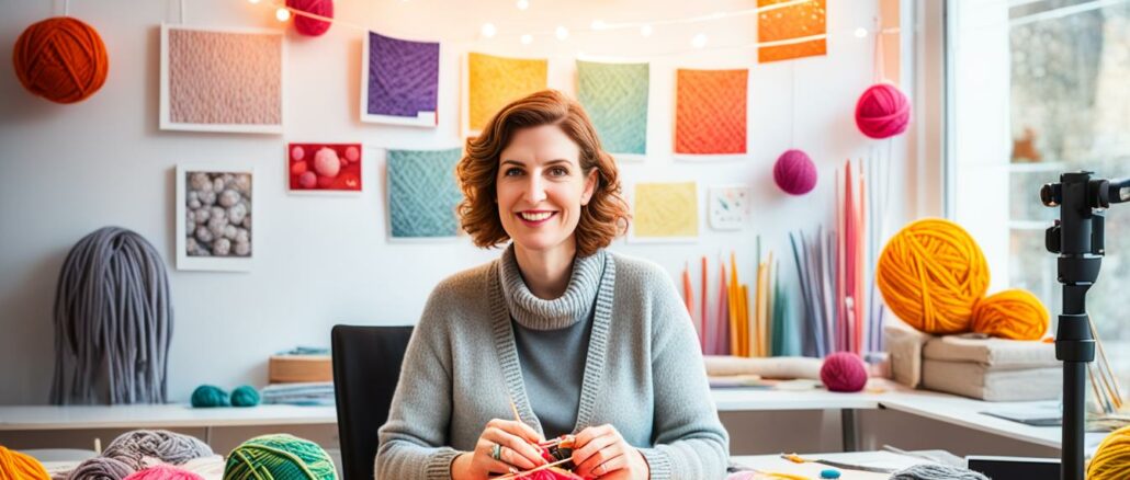 Modernes Stricken